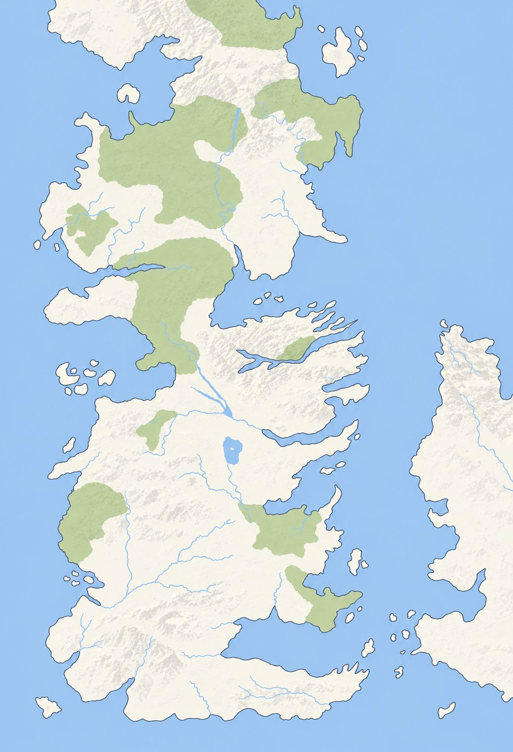 Map of Westeros